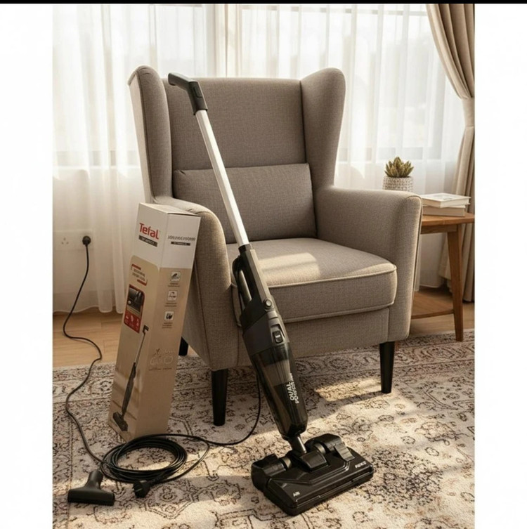 جاروبرقی ایستاده تفال مدل Xpro_1000 با توان 600 وات 2 در 1 دسته عصایی، عملکرد خشک و مرطوب فیلتر HEPA دو مرحله ای ، طول کابل 6 متر و سه سری کاربردی