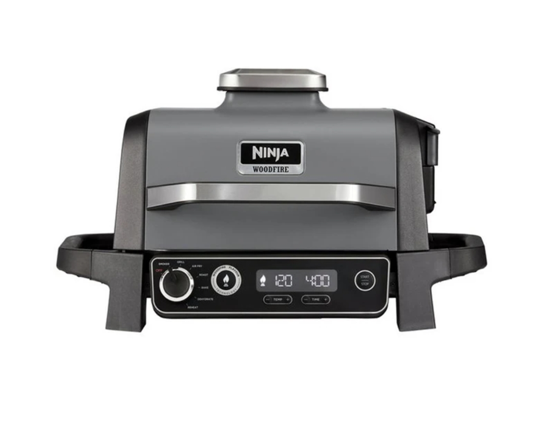 گریل برقی نینجا مدل OG701UK با توان 2400 وات ، قابلیت تنظیم دما تا 260 درجه  نمایشگر LCD و سیستم قطع خودکار