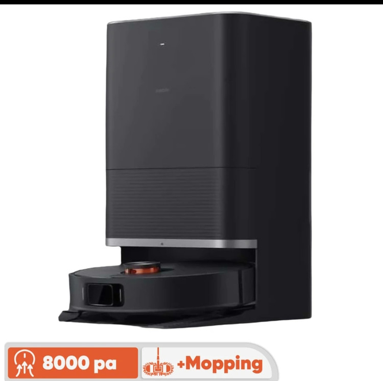جاروی رباتیک شیائومی مدل X20 Max با قدرت مکش 8000 پاسکال ، ایستگاه تخلیه و تمیز کنندگی خودکار ، ظرفیت کیسه 2.5 لیتر مخزن آب 4 لیتری و باتری 5200 میلی آمپر ساعت برای پوشش 200 متر مربع و کنترل از طریق اپلیکیشن و دستیار صوتی